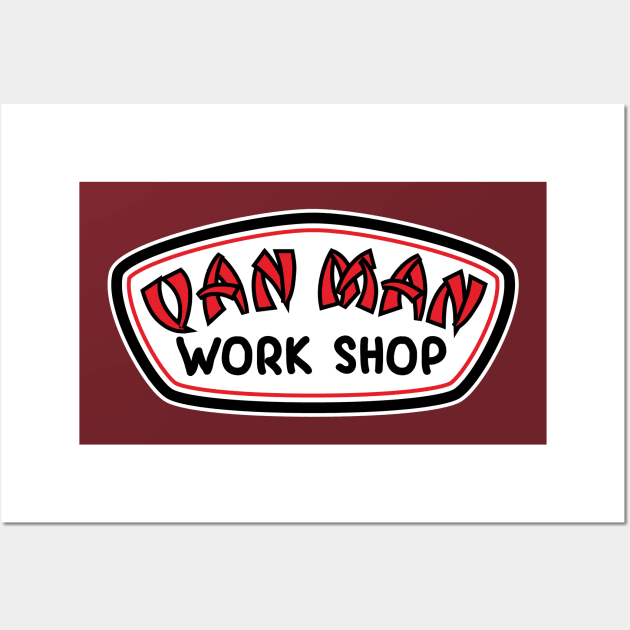 Van Man Work Shop Wall Art by CampWestfalia